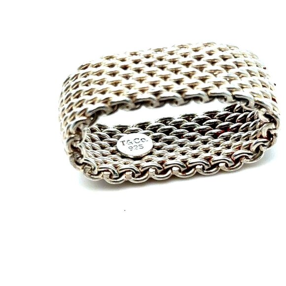 T& Co. 925 Mesh Ring - Retired - Picture 3 of 4